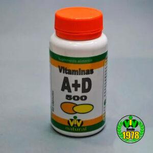 Vitamina A+D 500 - 60 Cápsulas